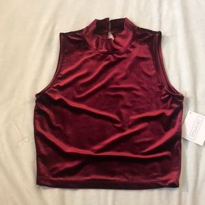 Velvet top